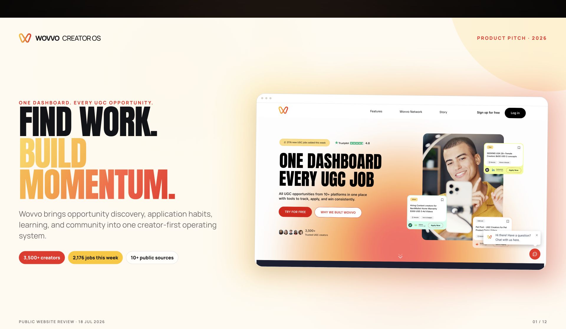 Wovvo portfolio case study cover